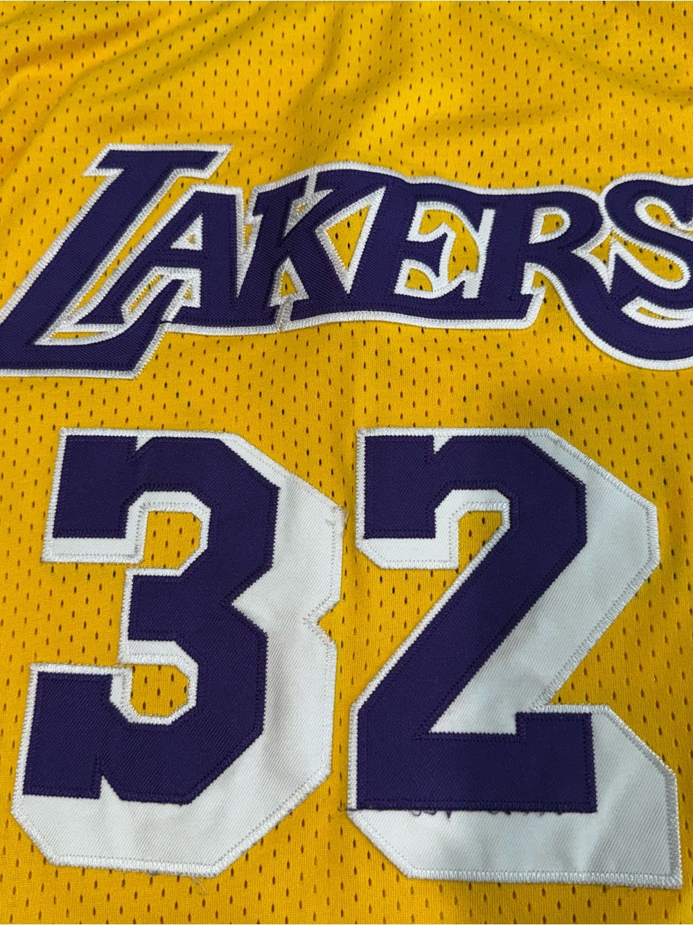 Adidas NBA Hardwood Classics Magic Johnson LA Lakers 32 Jersey Large - Picture 9 of 14